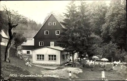 Ak Hohnstein Sächsische Schweiz, HOG Grundmühle
