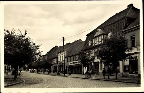 Ak Angermünde in der Uckermark, Posenstraße, Geschäfte