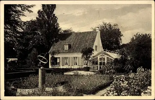 Ak Hannover, Jahresschau Deutscher Gartenkultur 1933, Haus im Garten