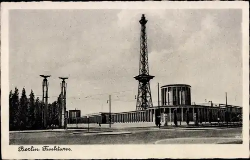 Ak Berlin Charlottenburg Westend, Funkturm