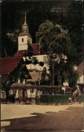 Ak Oybin in der Oberlausitz, Kirche