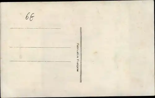 Ak Mädchen in Elsässer Tracht und Junge in französischer Uniform