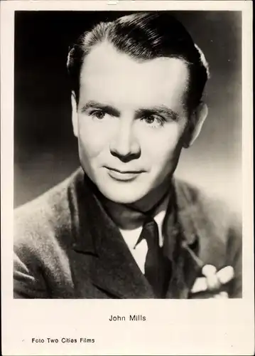 Ak Schauspieler John Mills