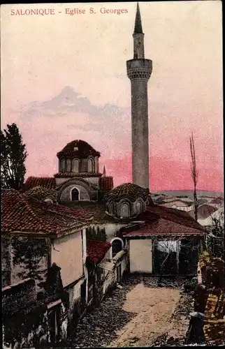 Ak Saloniki Thessaloniki Griechenland, Église S. Georges