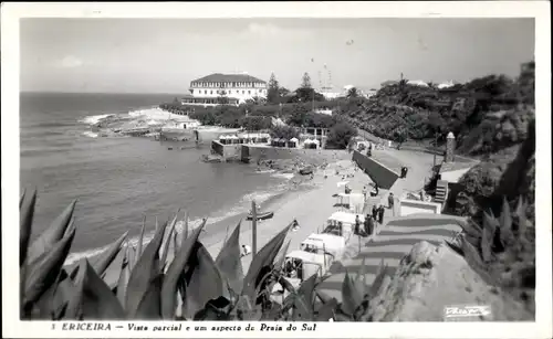 Ak Ericeira Portugal, Vista parcial e um aspecto de Praia do Sul