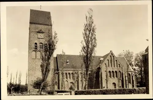 Ak Stedum Groningen Niederlande, Ned. Herv. Kerk