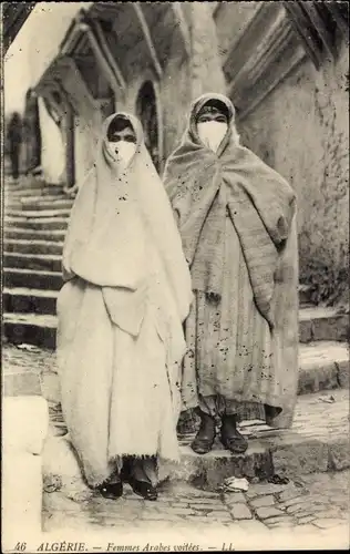 Ak Algerien, Femmes Arabes voilees, Maghreb