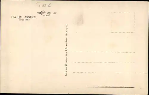 Ak Arnhem Gelderland Niederlande, ITA 1928, Theehuis Ita