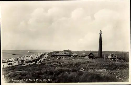 Ak Huisduinen Den Helder Nordholland Niederlande, Panorama N.V. Zeebad