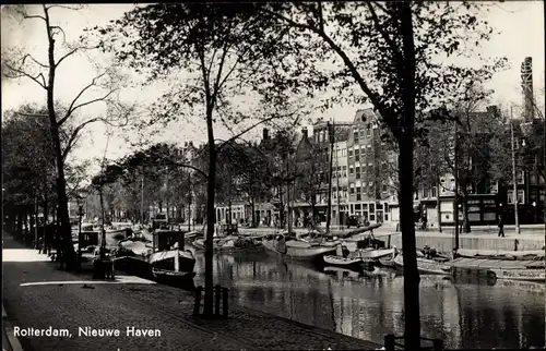 Ak Rotterdam Südholland Niederlande, Nieuwe Haven