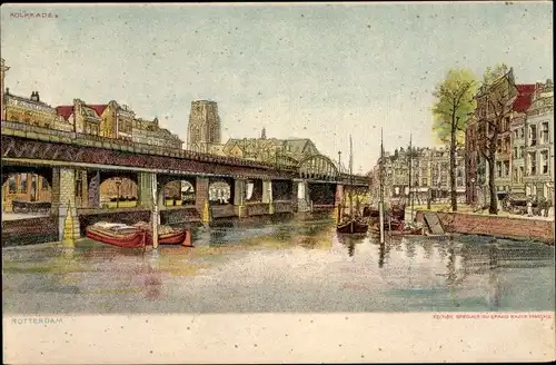 Litho Rotterdam Südholland Niederlande, Kolkkade