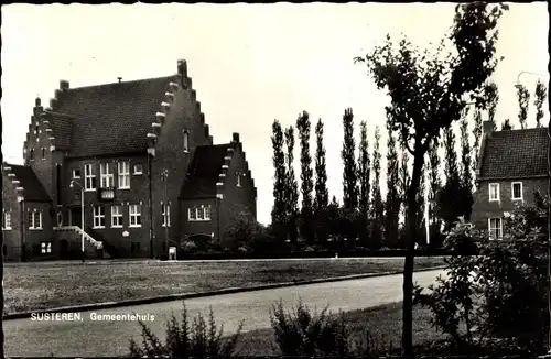 Ak Echt Susteren Limburg, Gemeentehuis