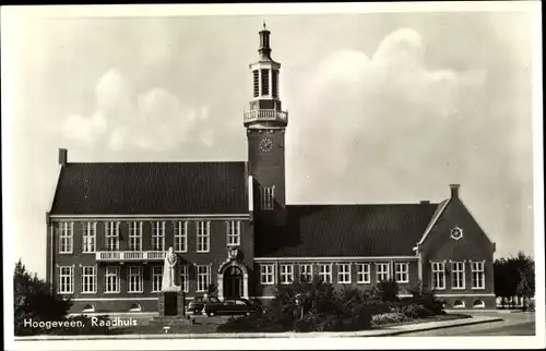 Ak Hoogeveen Drenthe, Raadhuis