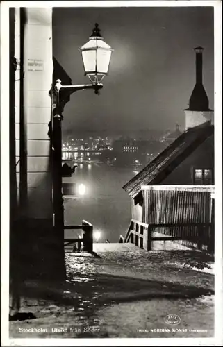 Ak Stockholm Schweden, Utsikt fran Söder