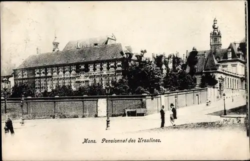 Ak Mons Wallonien Hennegau, Pensionnat des Ursulines