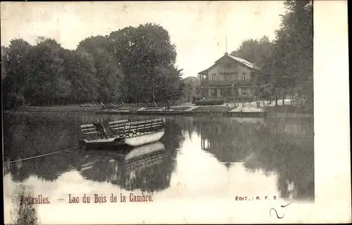 Ak Bruxelles Brüssel, Lac du Bois de la Cambre