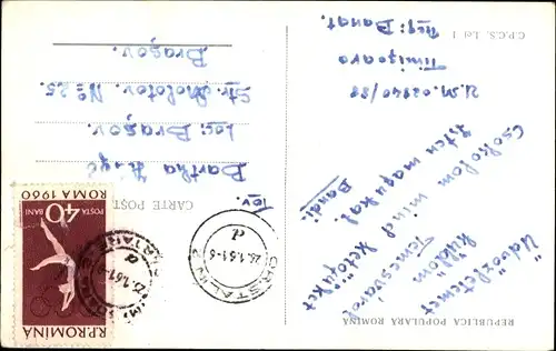 Ak Timișoara Temesvár Temeswar Rumänien, Blick auf den Platz, Straßenbahn