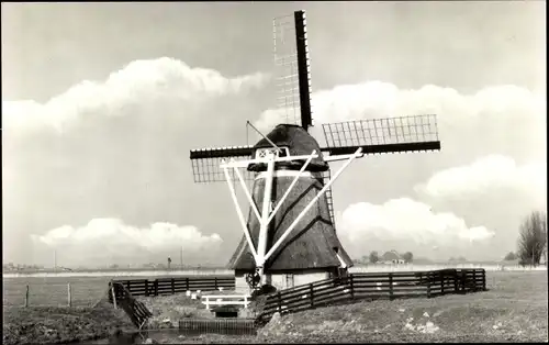 Ak Stiens Friesland Niederlande, De Steenhuispolder