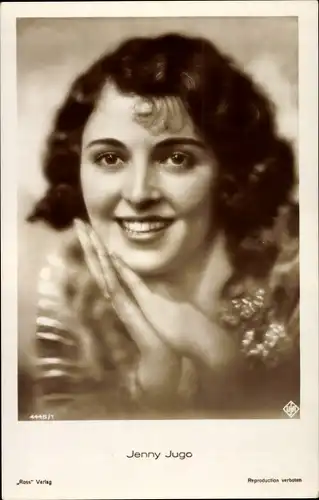 Ak Schauspielerin Jenny Jugo, Portrait, Ross Verlag 4445/1