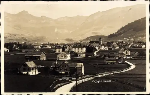 Ak Appenzell Stadt Kanton Innerrhoden, Ortsansicht