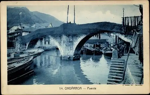 Ak Ondarroa Baskenland Spanien, Puente
