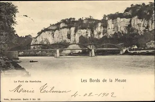 Ak Nameche Wallonien Namur, Le Pont