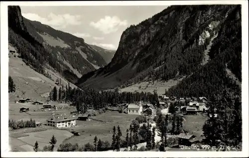 Ak Ginzling in Tirol, Ort im Zillertal