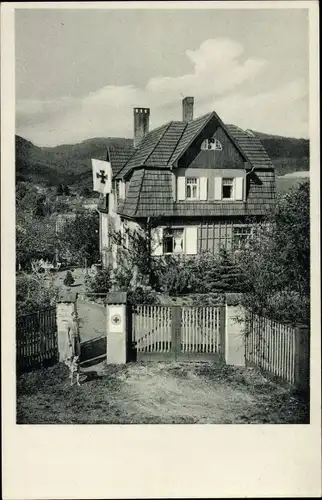 Ak Stecklenberg Thale im Harz, Haus Wartburg