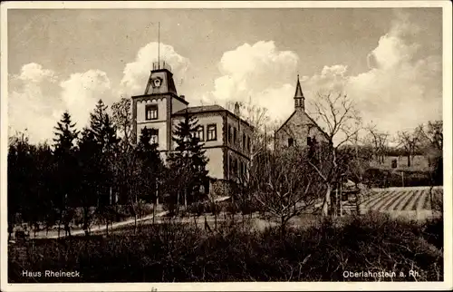 Ak Oberlahnstein Lahnstein am Rhein, Haus Rheineck