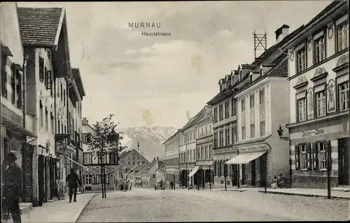 Ak Murnau am Staffelsee, Hauptstraße
