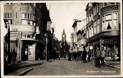 Ak Eindhoven Nordbrabant Niederlande, Rechtestraat