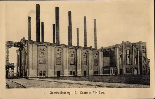 Ak Fijnaart Moerdijk Nordbrabant Niederlande, El. Centrale P.N.E.M.