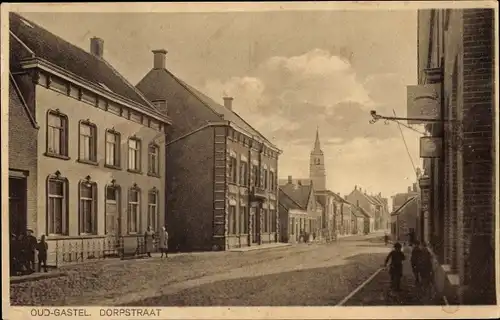 Ak Oud Gastel Nordbrabant Niederlande, Dorpstraat