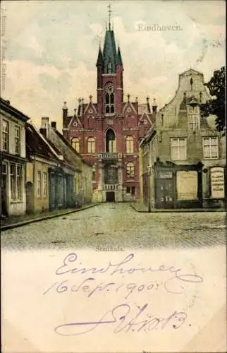 Ak Eindhoven Nordbrabant Niederlande, Stadhuis