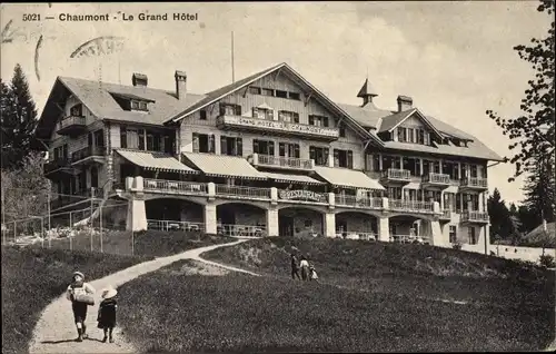 Ak Neuenburg Kanton Neuenburg, Chaumont, Le Grand Hotel