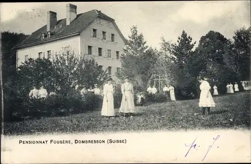 Ak Dombresson Kanton Neuenburg, Pensionnat Fougere