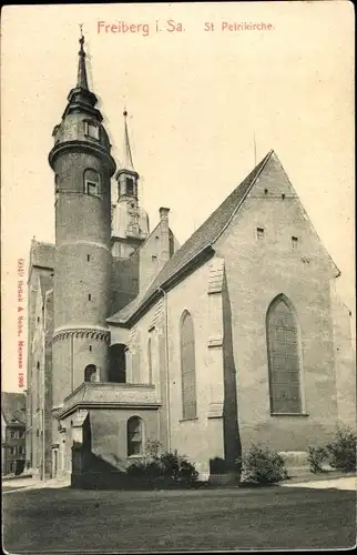 Ak Freiberg in Sachsen, St. Petrikirche