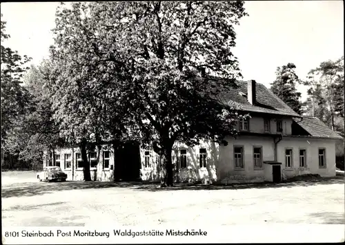 Ak Steinbach Moritzburg in Sachsen, Waldgaststätte Mistschänke