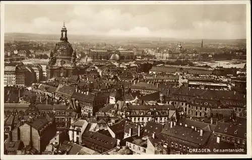 Ak Dresden Altstadt, Gesamtansicht