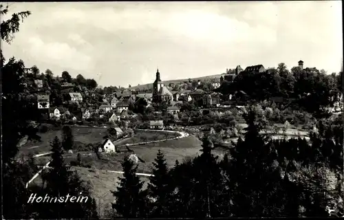 Ak Hohnstein der Sächsischen Schweiz, Panorama vom Ort