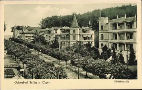 Ak Ostseebad Sellin auf Rügen, Wilhelmstraße