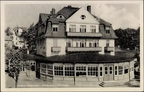 Ak Ostseebad Kölpinsee auf Usedom, Kinderheim Kölpinsee, Außenansicht