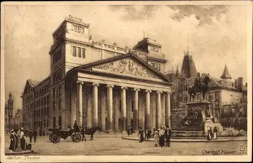 Künstler Ak Flower, Charles, Aachen in Nordrhein Westfalen, Theater