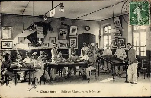 Ak Chasseurs, Salle de Recreation et de lecture