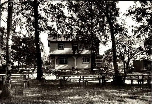 Ak Hohenstein Ernstthal in Sachsen, Waldcafé Birkenhain