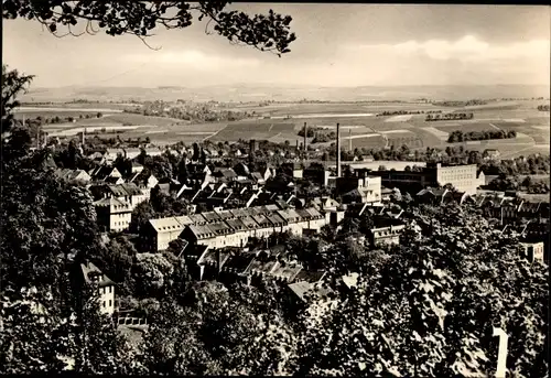 Ak Hohenstein Ernstthal in Sachsen, Blick vom Pfaffenberg auf Ortsteil Ernstthal