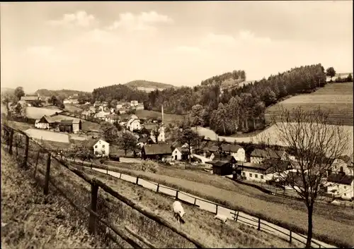 Ak Hallbach Olbernhau im Erzgebirge Sachsen, Panorama