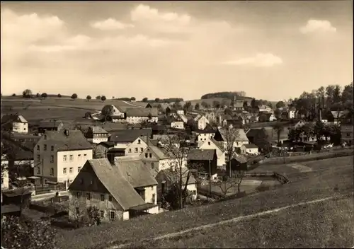 Ak Hallbach Olbernhau im Erzgebirge Sachsen, Panorama