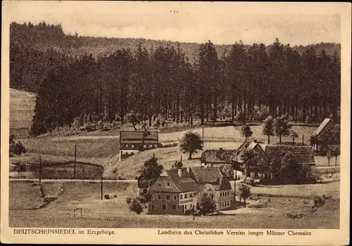Ak Deutscheinsiedel Deutschneudorf im Erzgebirge, Landheim des Christlichen Vereins junger Männer