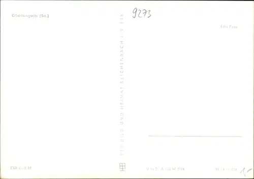 Ak Oberlungwitz in Sachsen, Teilansicht, Kirche